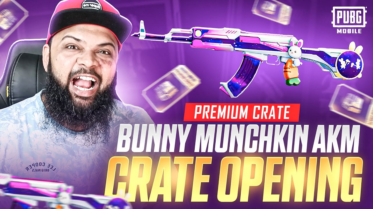 New Luckiest Bunny Munchkin Set & AKM Maxed 🔫 PUBG Mobile Premium Crate Opening 🎉