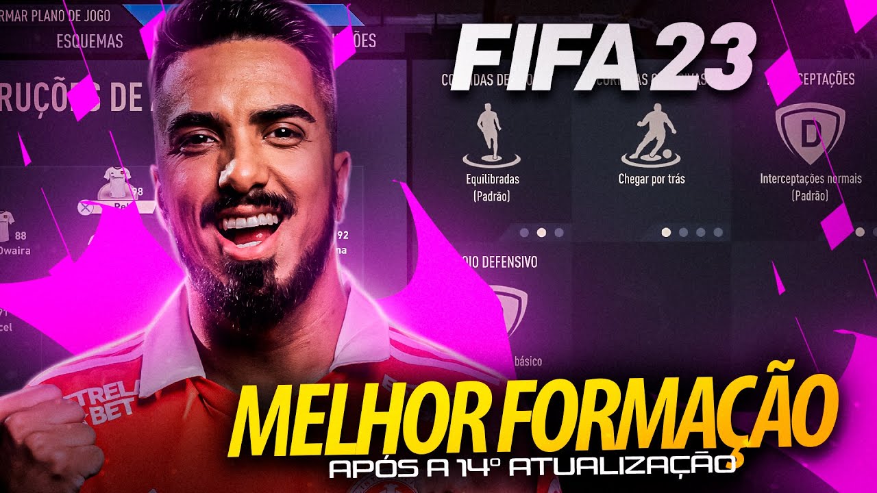 FIFA 23: A MELHOR FORMAÇÃO APÓS A 14° ATUALIZAÇÃO 💥 FORMAÇÃO PARA ESCAPAR DA PRESSÃO DOS ADVERSÁRIOS