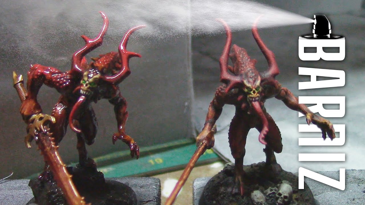 Barnizar miniaturas CON SPRAY - feat. AK Interactive