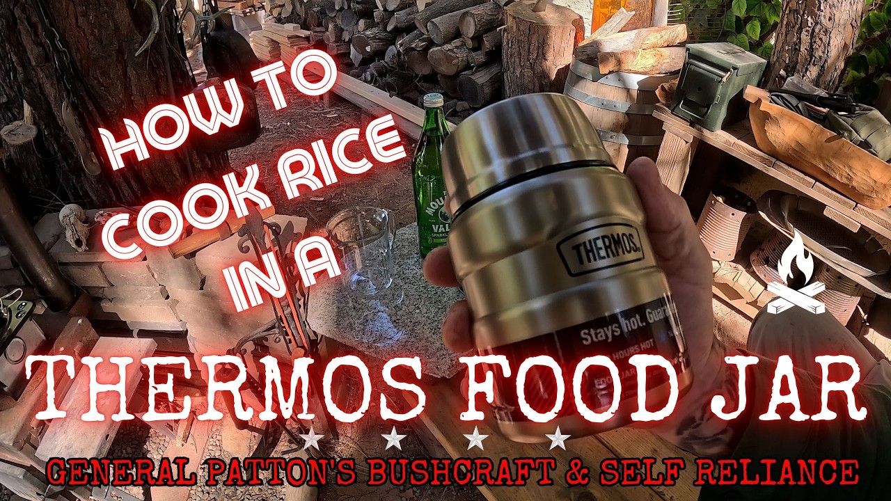 HOW TO COOK RICE OFF GRID IN A THERMOS FOOD JAR #offgrid
