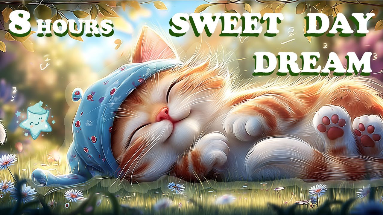 8 HOURS • Sweet Day Dream 🌞😴 | Cozy Summer Ambience, Soft Lullaby & Gentle Sleep Support