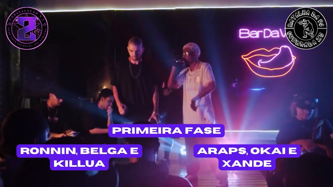 ARAPS, XANDE E OKAI X RONNIN, BELGA E KILLUA | PRIMEIRA FASE - BATALHA DA VJ 2 ANOS