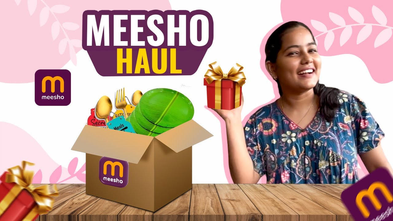 Meesho haul with Aish - Golden spoons just for ₹100/-😱