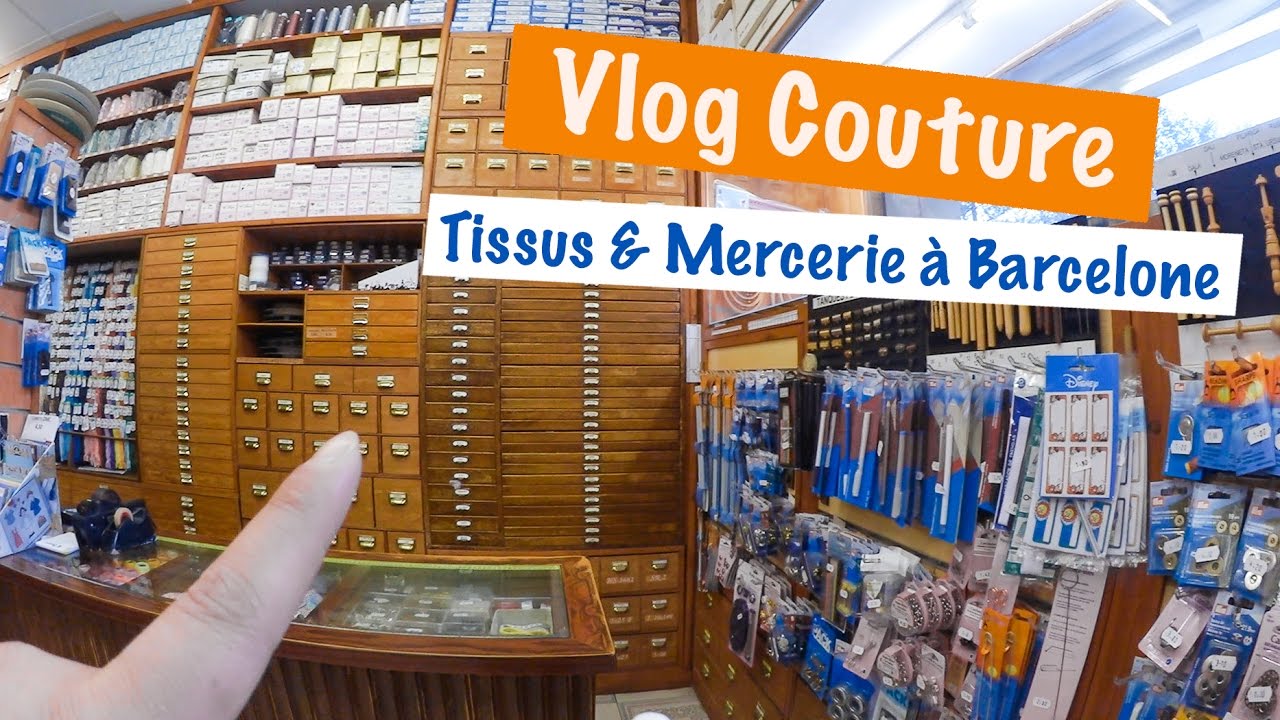Acheter du tissu à Barcelone - Vlog couture #2