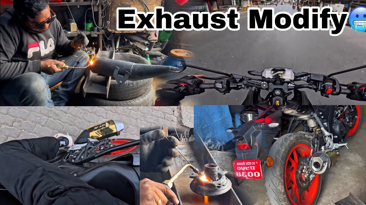 Street Exhaust Modification🛠️🔥Power + Sound  Upgrade 