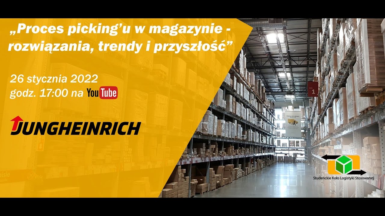 Proces picking’u w magazynie -rozwiązania, trendy i przyszłość - webinar z Jungheinrich