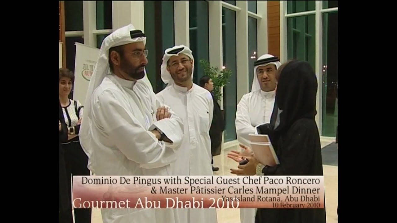 Gourmet Abu Dhabi, 10-02-2010: Dominio De Pingus with Paco Roncero & Carles Mampel Dinner