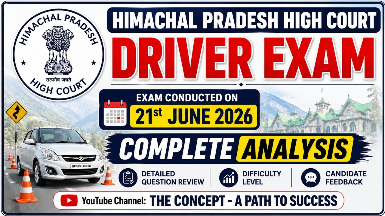HP High Court Driver Exam 2026 || General Awareness Paper Analysis || 100% Accurate Review