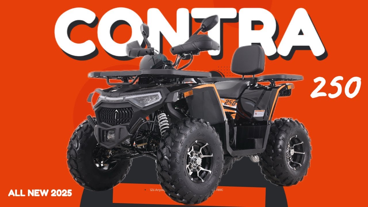 เอทีวี   CONTRA 250 L&P  รุ่นปี 2025 – อัปเกรดเต็มขั้น! ดีไซน์ล้ำ ฟังก์ชันแน่น พร้อมลุยทุกเส้นทาง