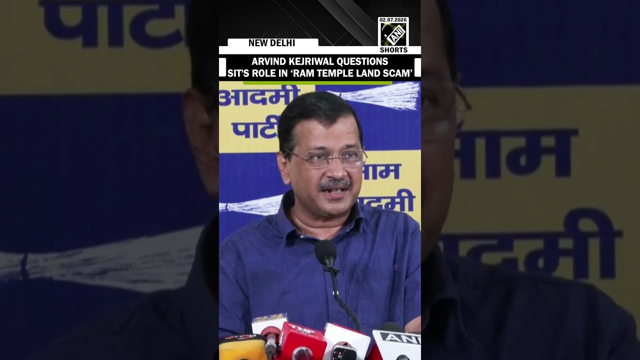 &ldquo;When our MP Sanjay Singh went&hellip;&rdquo; Kejriwal questions SIT's role in &lsquo;Ram temple land scam&rsquo;