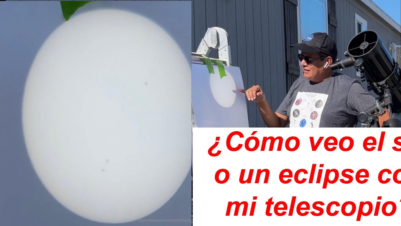 ¿Cómo diablos veo el sol o un eclipse con mi telescopio?