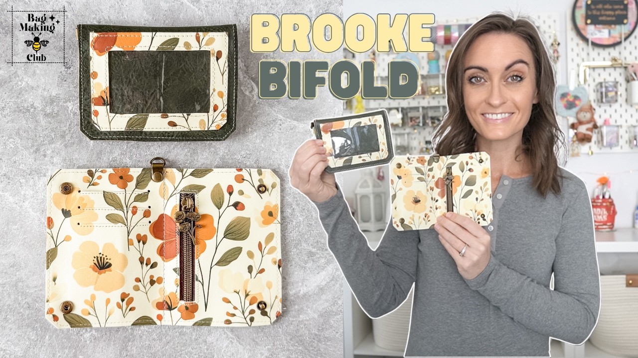 Складной кошелек Brooke от Linds Handmade — идеально подходит для работы с обрезками ткани... Про...