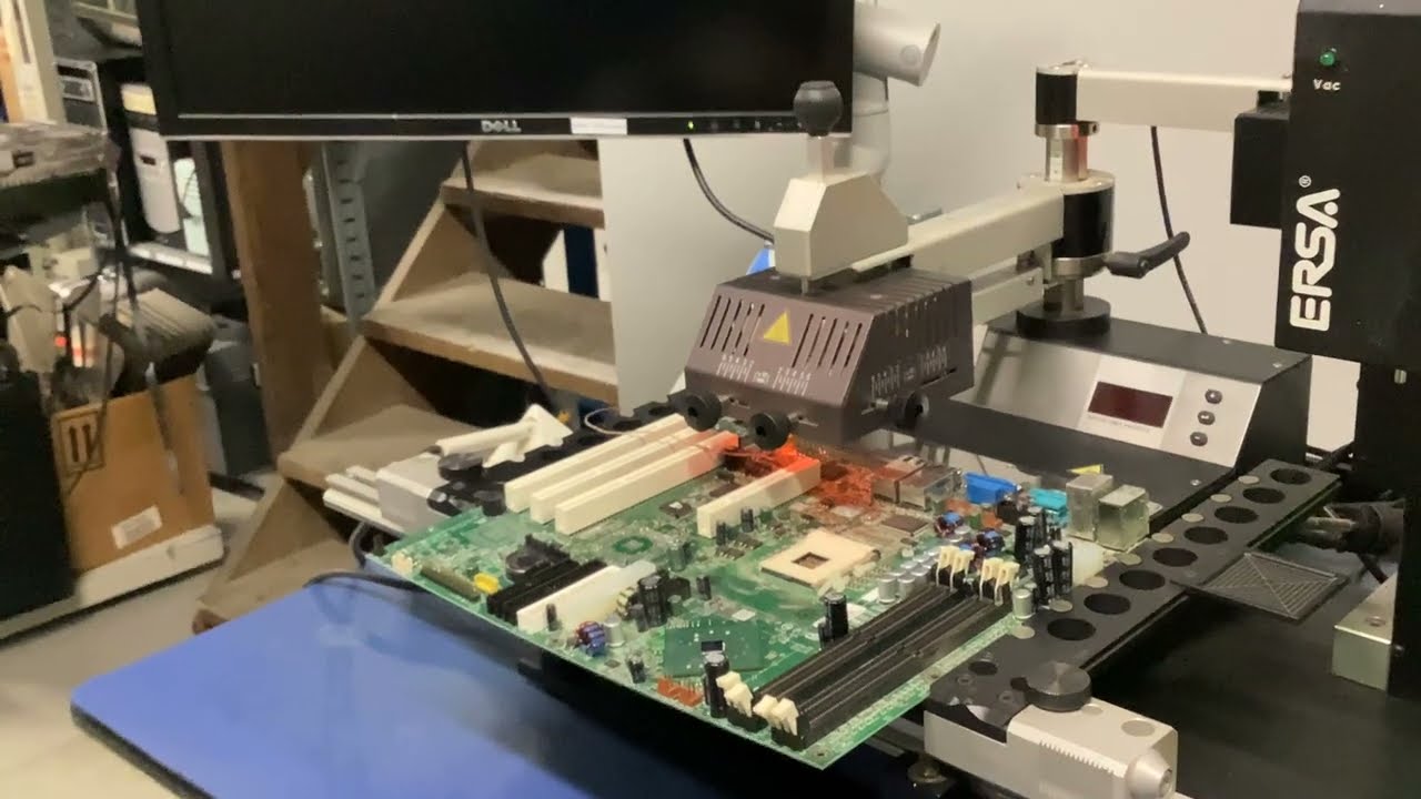 ERSA IR550A PL 500A Rework System Demo