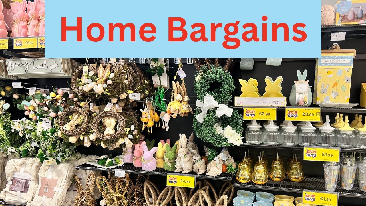 WHAT'S NEW IN HOME BARGAINS 🌸🐣 NEW SPRING & EASTER COLLECTION