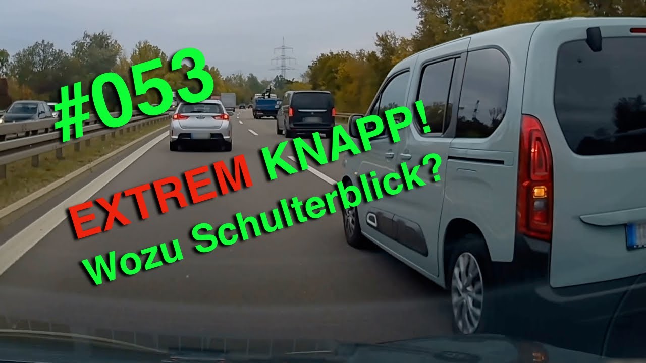 NEDK - Folge 053 - Geringer Sicherheitsabstand! Radfahrer knallt in Verkehrsschild! Irres überholen!