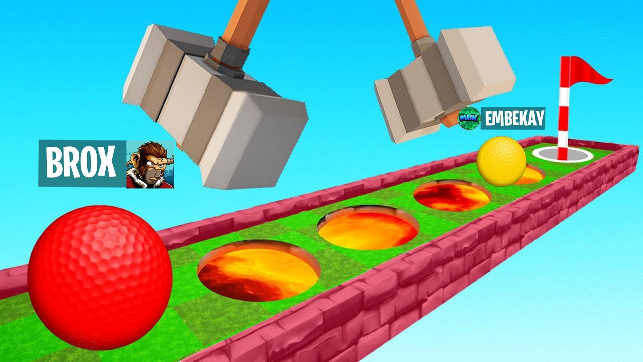 *EXTREM* BERÜHRE NICHT den RAND der MAP in GOLF IT !! mit @Brox