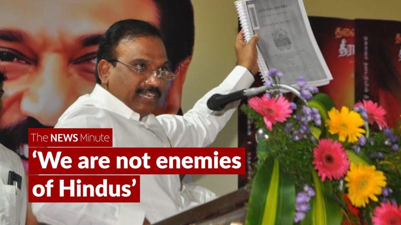 A Raja defends his comments on Hinduism, hits out at BJP, Governor RN Ravi