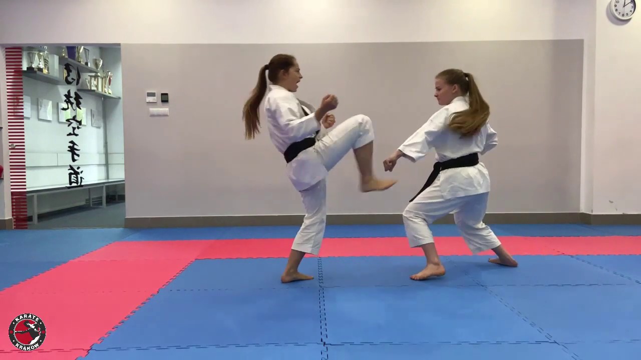 Karate - Egzamin 5 kyu (pas pierwszy niebieski)