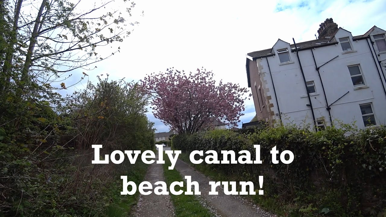 Lovely canal to beach run, north Lancashire
