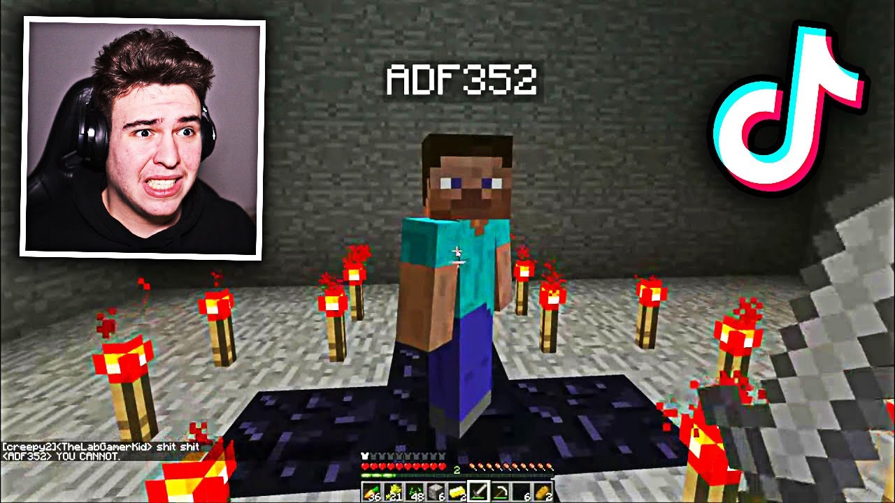 TOP 5 MITURI CREEPY DE PE TIKTOK CARE AU FUNCȚIONAT ÎN MINECRAFT!!