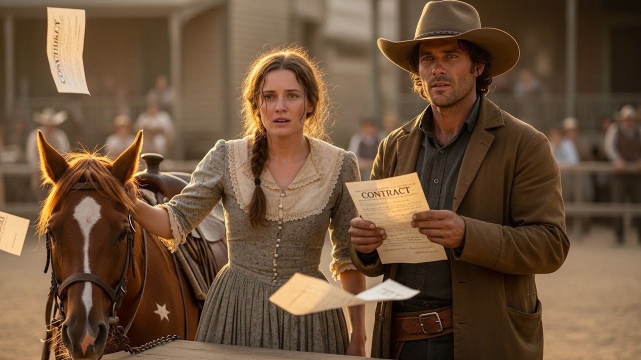 She Was Sold At Auction In The Town Square, The Cowboy Bought Her Freedom And Said 