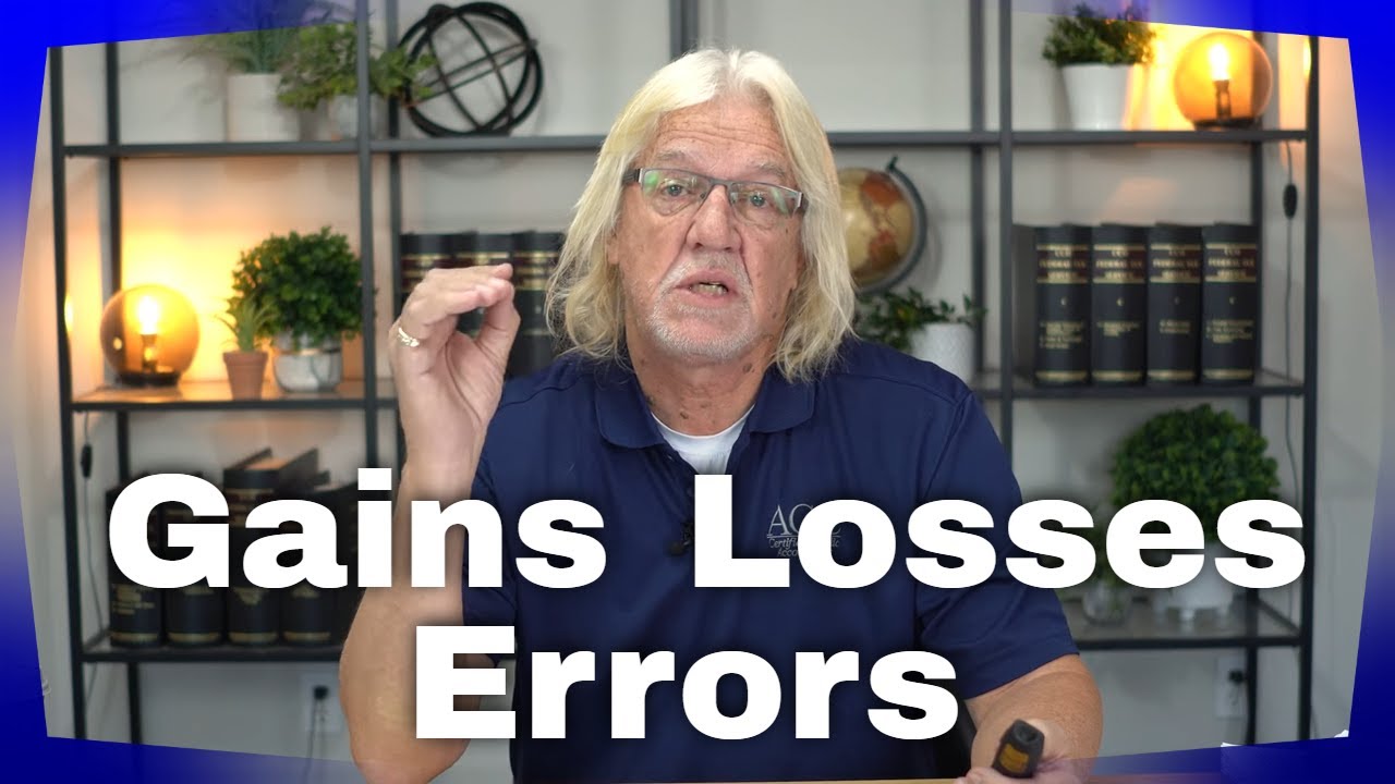 1099-K. How to Report Gains, Losses, and Errors.