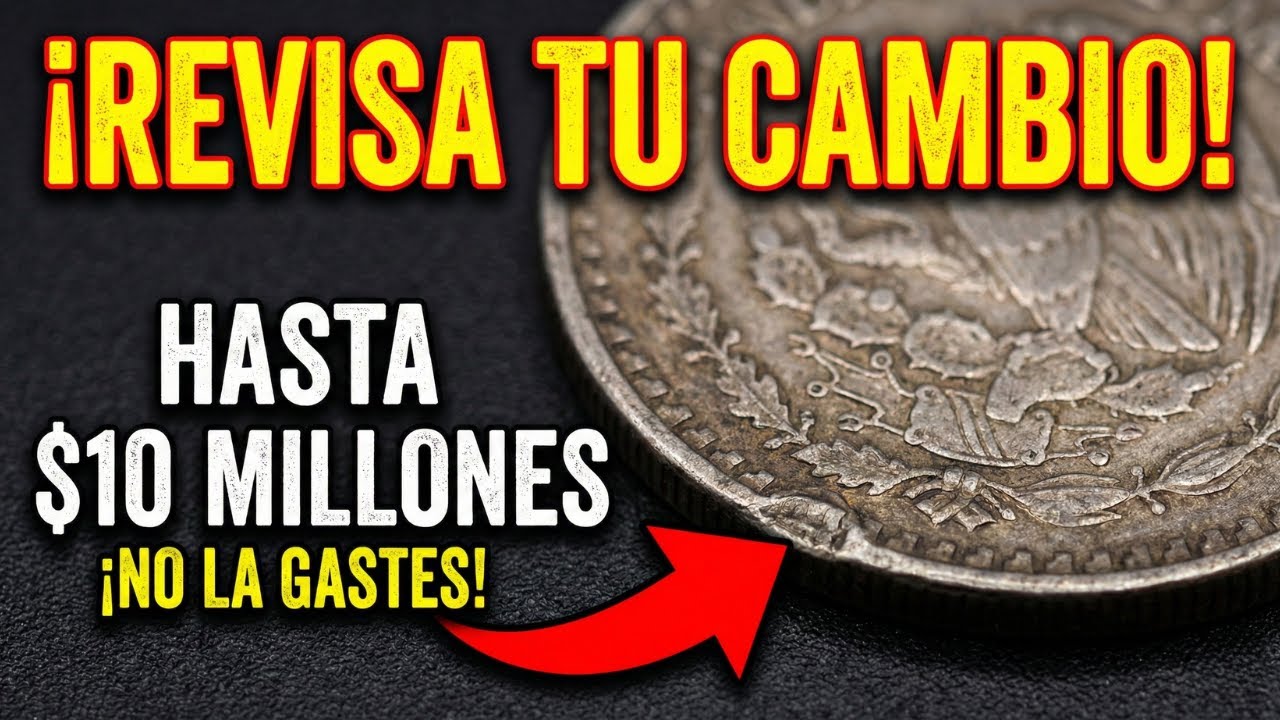 ¡REVISA TU CAMBIO! 10 Monedas Mexicanas que Valen una FORTUNA (Hasta $10 Millones)