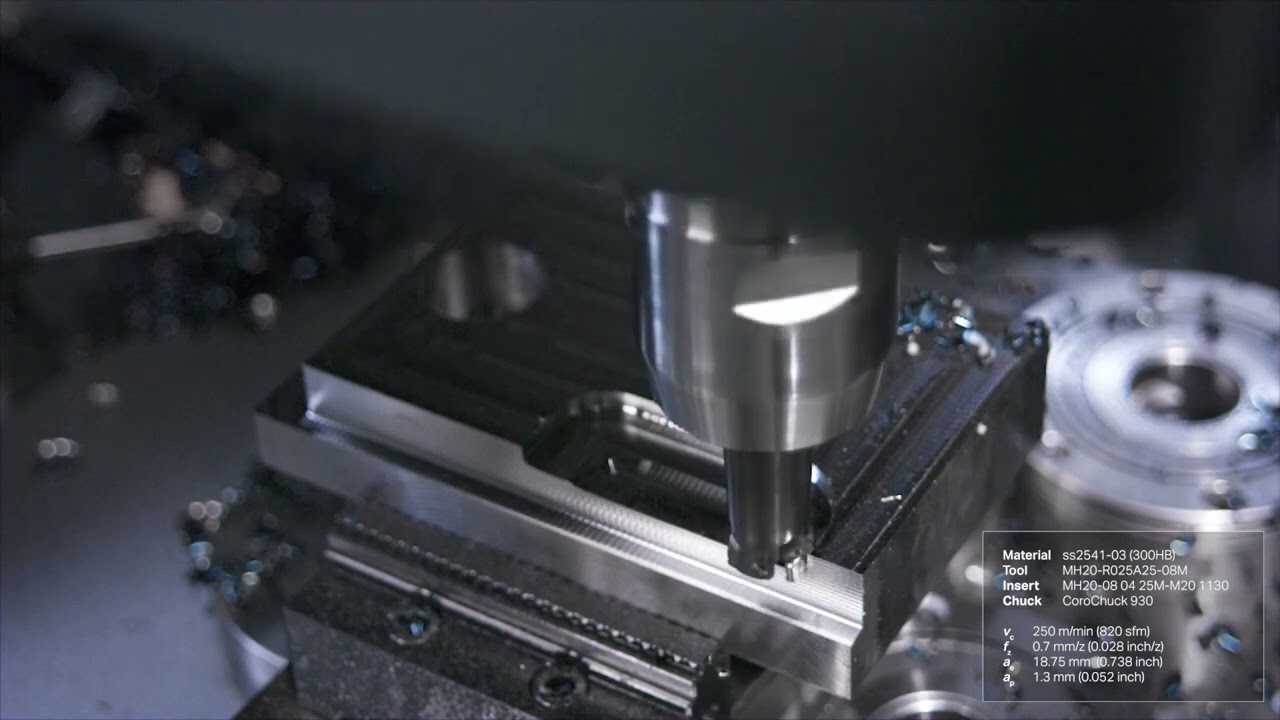 Sandvik CoroMill MH20 high feed milling solution