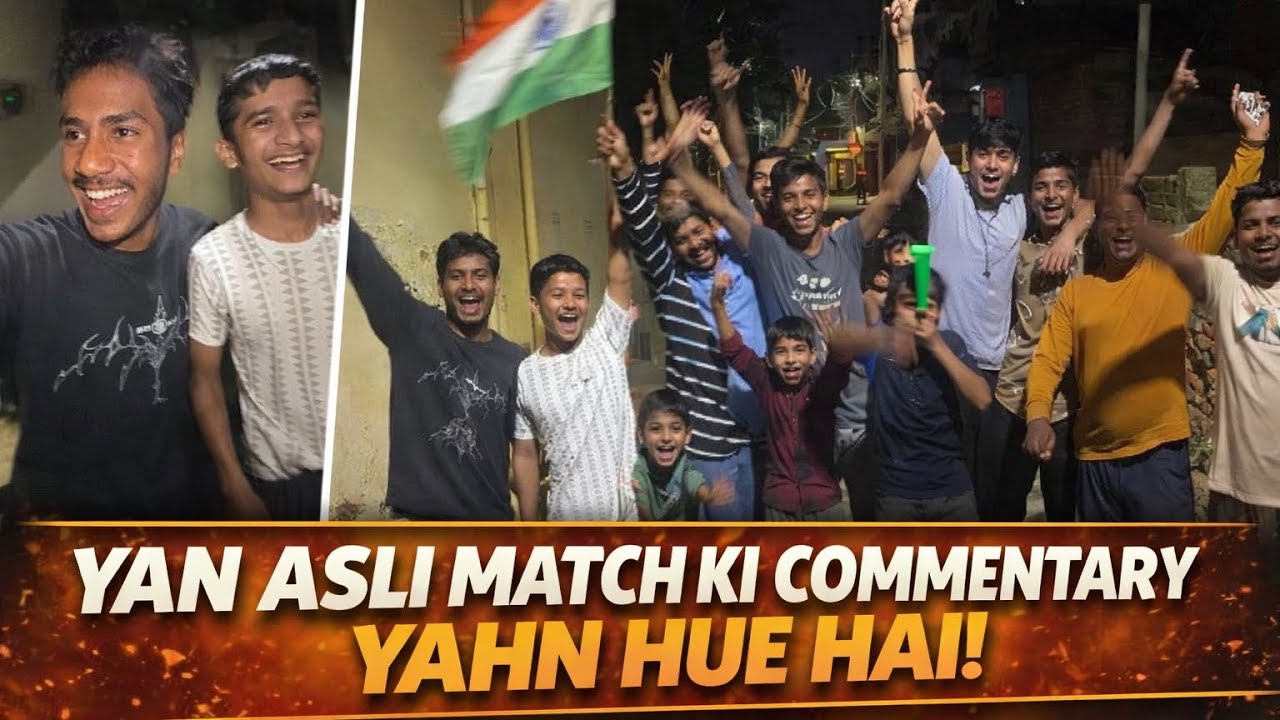 Asli match ki commentary toh yahan hue haii😂