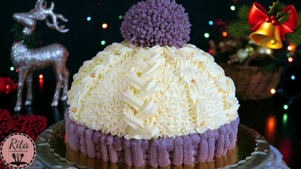 TORT CZAPKA – przepis krok po kroku na świąteczny tort piernikowy 🎄 Kreatywne Wypieki Rity