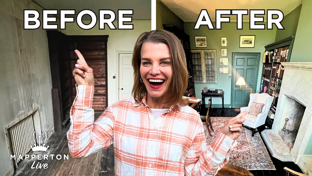 BIG REVEAL! 1 Month in 15 Minutes Renovation Timelapse of our Most Treasured Room in the Manor