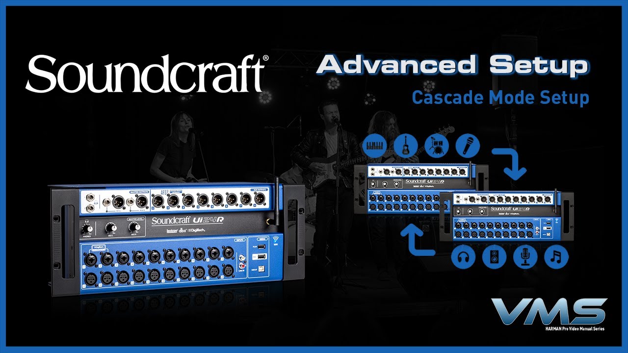 Soundcraft Ui24R | Cascade Mode Setup