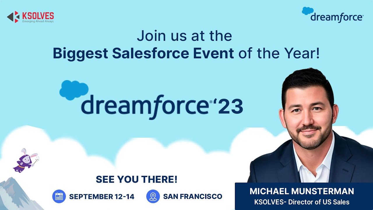 Elevate Your Salesforce Experience at Dreamforce '23 with Ksolves!