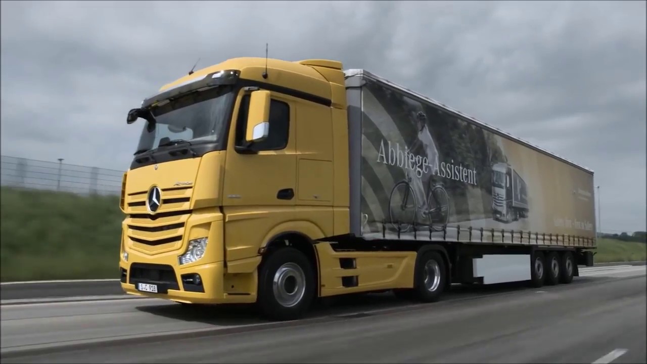 New Mercedes Actros Truck  - Test Drive