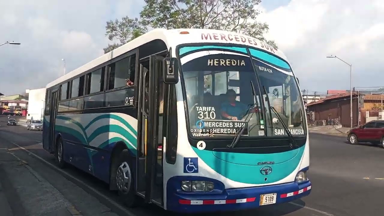 Bus Ruta Heredia Santa Barbara Y Heredia Mercedes Sur #suscribete #busolog&iacute;a #bus