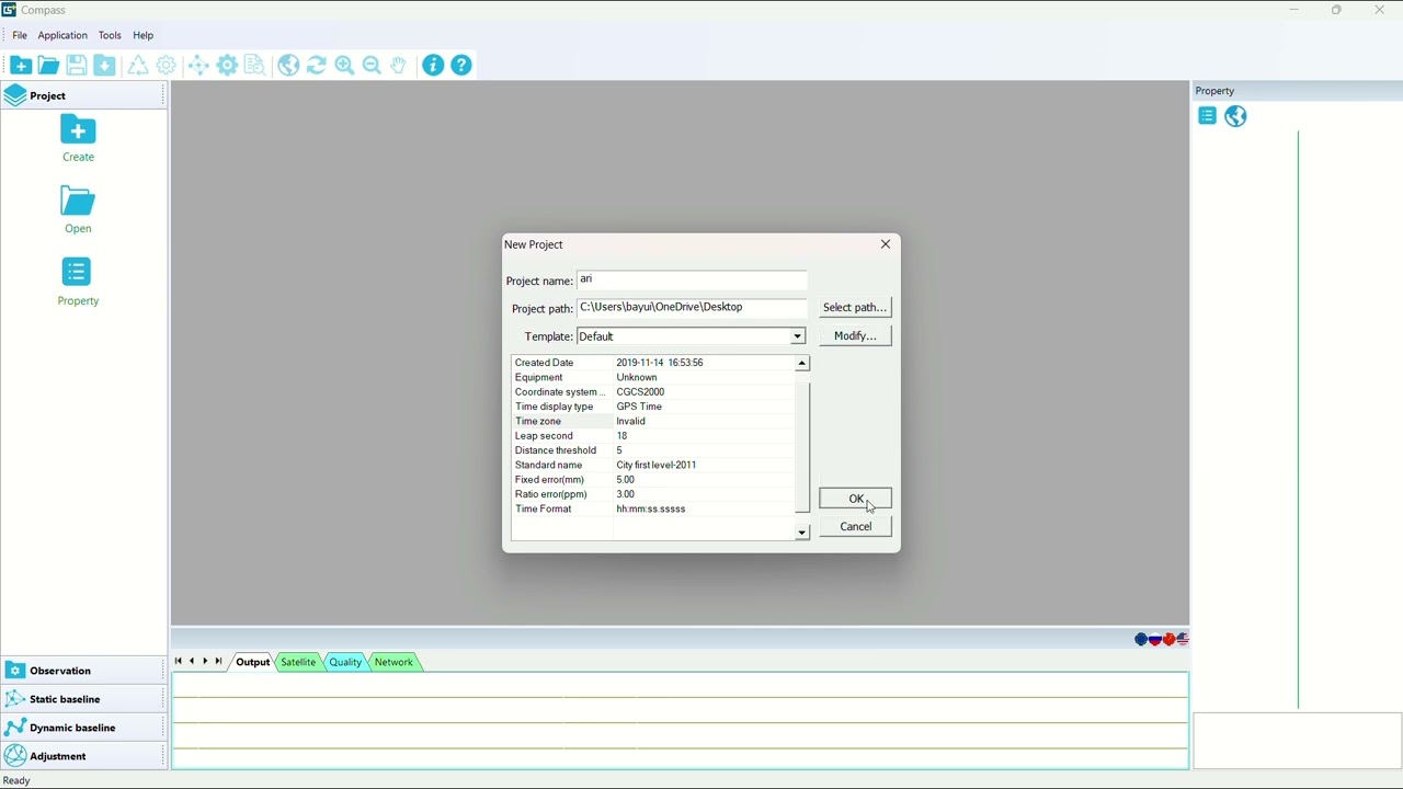 convert Geodetic data .cnb (Comnav) to Rinex menggunakan Compass Solution