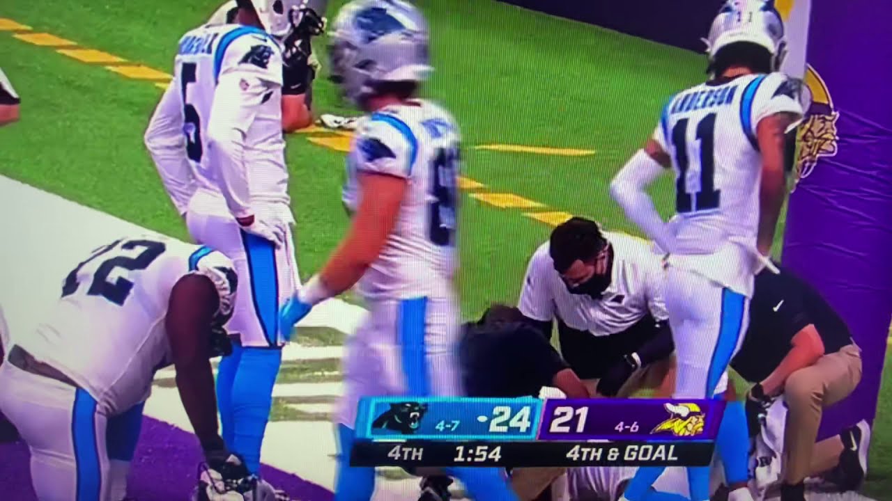 DJ Moore - SERIOUS Non-Contact Injury - Carolina Panthers