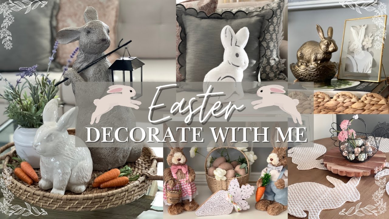 EASTER DECORATE WITH ME 2025│EASTER & SPRING DECORATING IDEAS│SPRING KITCHEN DECOR│EASTER DECOR 🐰