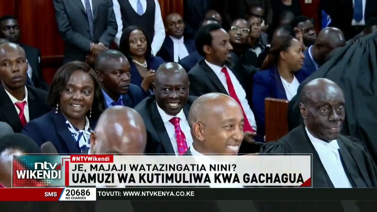 Uamuzi wa kutimuliwa kwa Rigathi Gachagua kama naibu rais kufanywa kesho Jumatatu