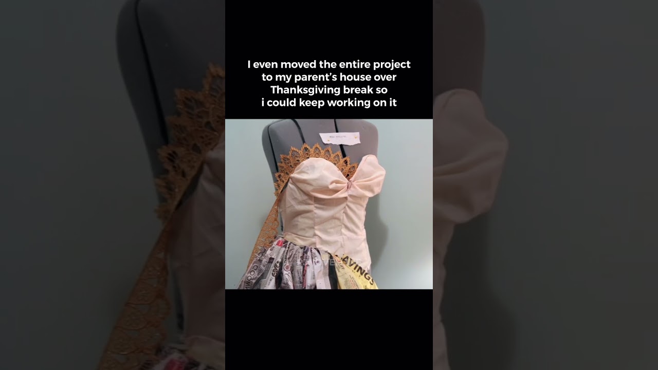 How I made that paper dress #dress #gown #paper #artist #books #fashion #shorts #college