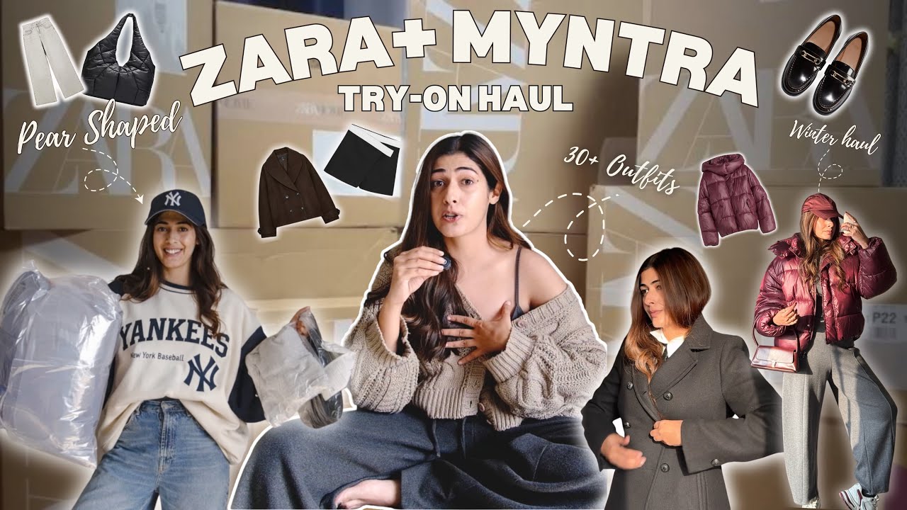 30+ Outfits, Honest Reviews+ Try Ons & Styling| ZARA + MYNTRA 2026 Collection ❄️🛍️