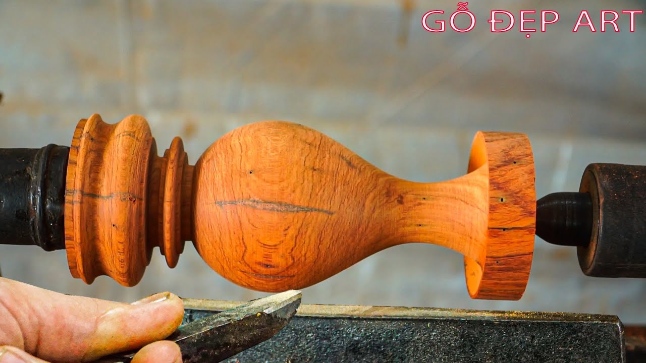 Cách Làm Để Có Lục Bình Tỳ Bà Đẹp/ Từ Khúc Gỗ Xấu Xí/ Chuyên Sản Xuất Đồ Thờ Gỗ Đẹp/ LH: 0968852523