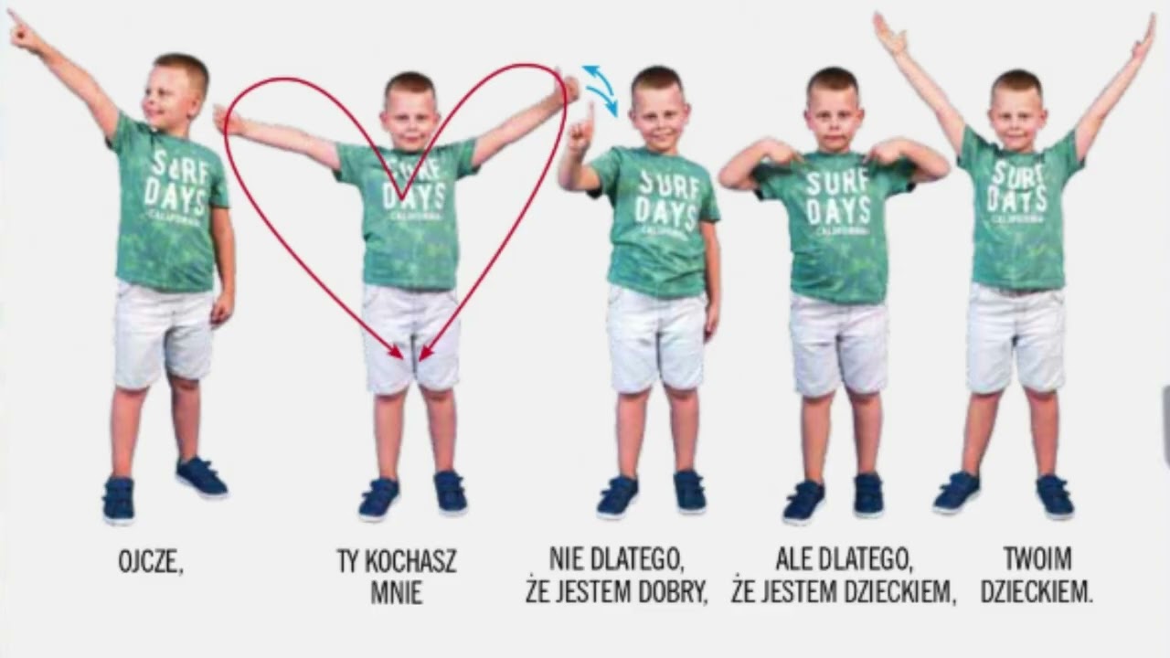 Ojcze Ty kochasz mnie...- piosenka z gestami