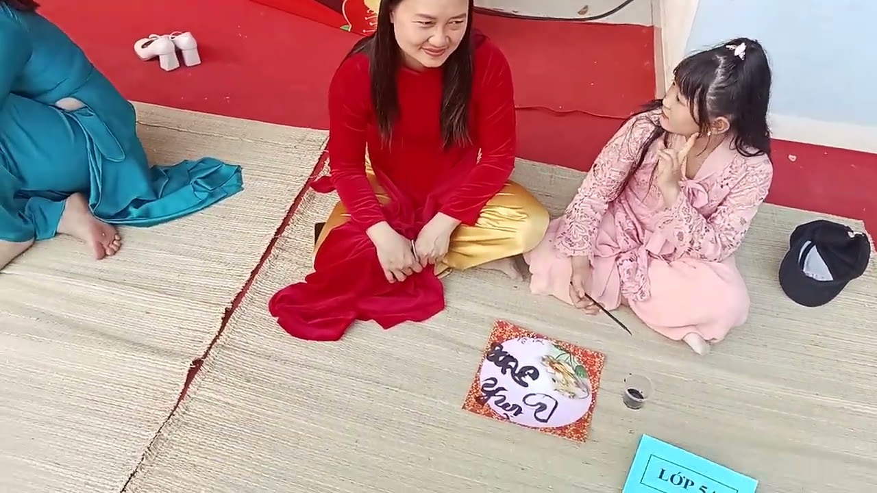 Cuộc thi viết chữ thư pháp - Trường tiểu học Lam Sơn 3 