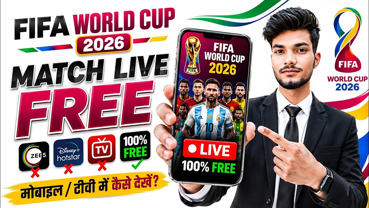 FIFA World Cup 2026 | Kaise Dekhe | How To Watch FIFA World Cup 2026