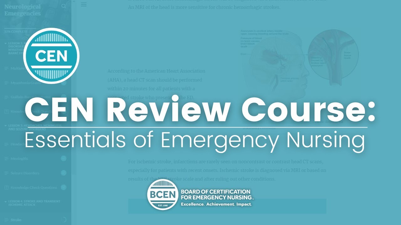 CEN Review Course: Essentials of Emergency Nursing
