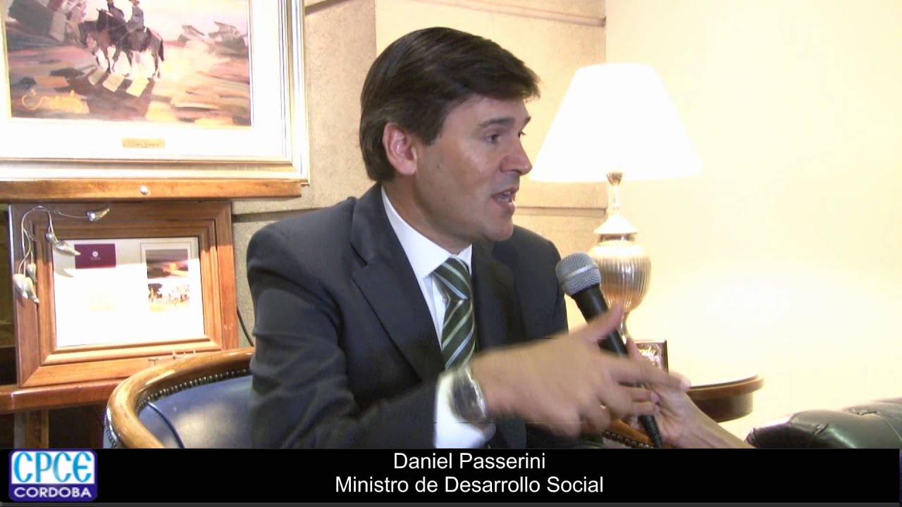 Entrevista a Daniel Passerini (Ministro de Desarrollo Social de la Provincia de Córdoba)