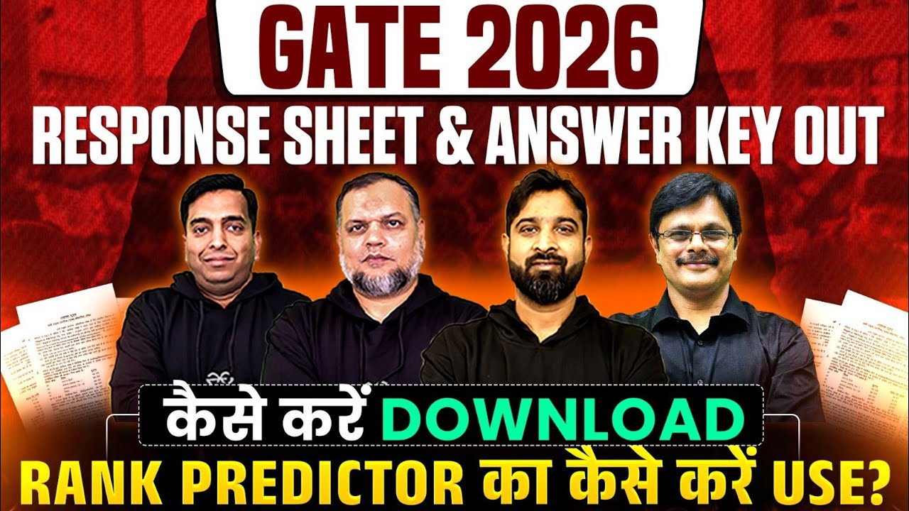 GATE 2026  | India's Best Rank Predictor  | Live now  | Check your rank 🔥