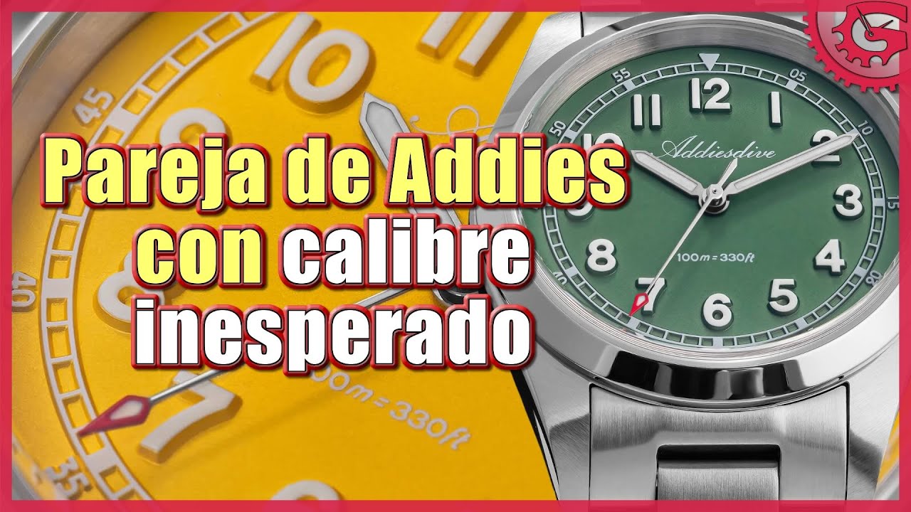 Pareja de Addies Dive AD2521. Con un CALIBRE que NO TE ESPERAS