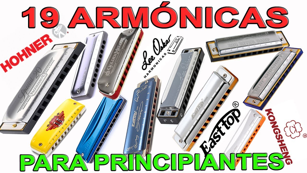 19 Modelos de ARMÓNICAS PARA PRINCIPIANTES - de la más básica a nivel profesional - GUÍA DEFINITVA